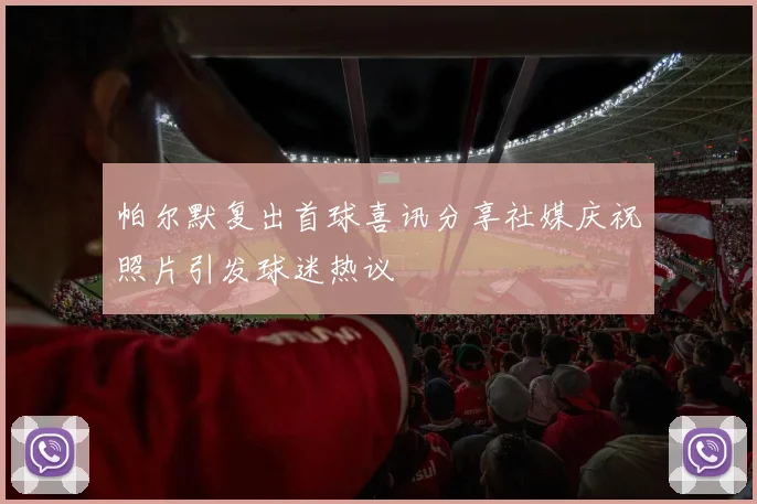 帕尔默复出首球喜讯分享社媒庆祝照片引发球迷热议